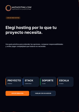 Preview of Web hosting guide
